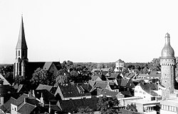 Gamlebyen i Dormagen i 1977
