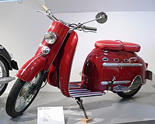 DKW Motorroller Hobby de 1954 al Deutsches Zweirad- und NSU-Museum