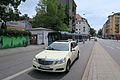 Deutsch: Öffentliche Verkehrsmittel in der Corneliusstraße in München