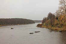 Река Кемь с моста в Гайжево.jpg