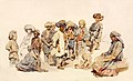 Чеченские дети. Рисунок Т. Горшельта 1858 г.jpg