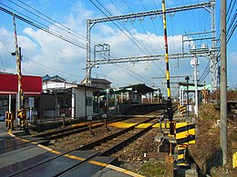 近 鉄 南 大阪 線 二 上 神社 口 駅 Station Nijōjinjaguchi, Kintetsu ligne Minami-Ōsaka - panoramio.jpg