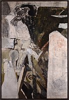 Exteriér, olej na plátně 150 x 100 cm, 1979