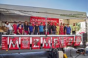 Bilder vom Zelt Musik Festival 2022 in Freiburg im Breisgau. Die 111. Stadtaktion des ZMF in Freiburg