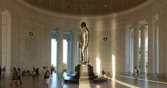 Jefferson Memorial's interior