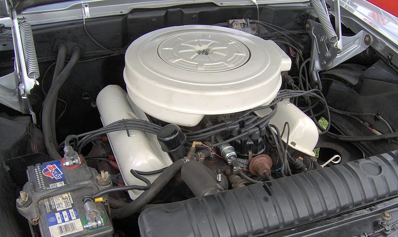 File:1959 Edsel Corsair 361 engine.JPG