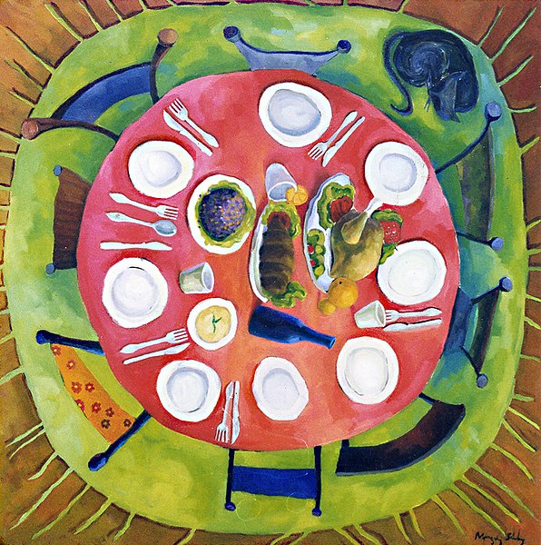 File:1999. La mesa, óleo sobre lienzo.jpg