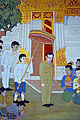 Phra Phuttha Siri Manrawichai, Detail der Wandbemalung