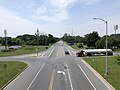 File:2022-06-22 11 59 15 View south along Maryland State Route 619 (Sixth Street) from the overpass for Maryland State Route 404 (Shore Highway) in Denton, Caroline County, Maryland.jpg