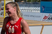 Deutsch: Beachhandball Weltmeisterschaften 2022; Tag 2: 22. Juli 2022 – Frauen, Vorrunde, Deutschland-Norwegen 0:2 (19:14, 27:20) English: 2022 Beach handball World Championships; Day 2: 22 July – Women Preliminary Round – Germany-Norway 0:2 (19:14, 27:20)