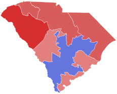 2022 South Carolina gubernatorial election by congressional district.svg