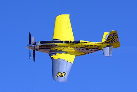 P 51XR Mustang N6WJ Precious Metal Reno Air Race 2014 photo D Ramey Logan