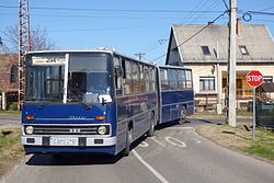 294-esre kitáblázott Ikarus 280-as busz Gyálon