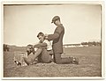 2 soldiers in field at Brighton Camp (1914) (13705019194).jpg