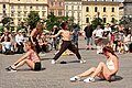 * Nomination Central Europe Dance Theatre in the show "Audibles" at 36. ULICA – The International Festival of Street Theatres in Kraków --Jakubhal 04:10, 31 July 2023 (UTC) * Promotion  Support Good quality -- Johann Jaritz 04:17, 31 July 2023 (UTC)