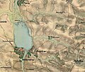 село Загір'я на мапі Галичина і Буковина (1861–1864) - Другий військовий огляд імперії Габсбургів 1864 рік