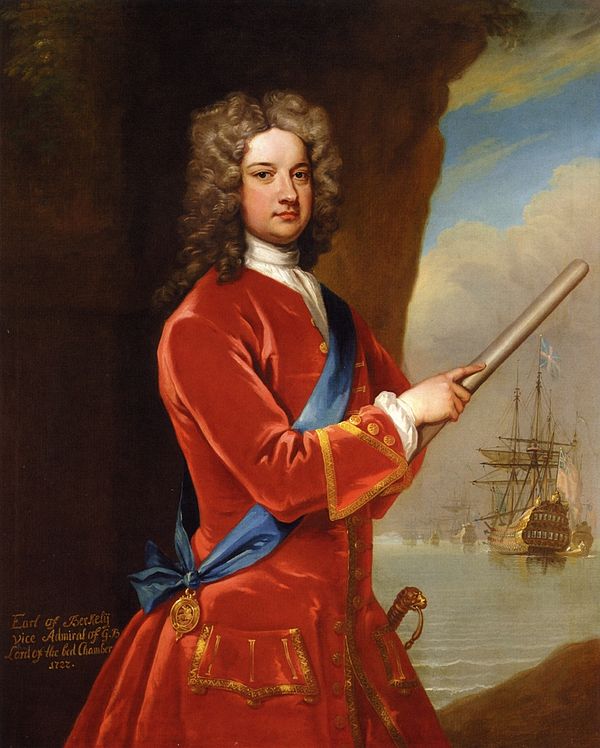 The 3rd Earl of Berkeley by Godfrey Kneller