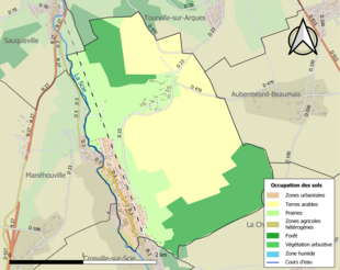 Mappa a colori che mostra l'uso del suolo.