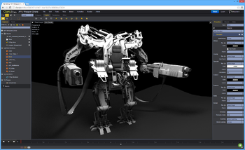 A V-Ray rendering of an APU Drone 3D model APU Drone (VRay) Clara.io Screenshot.png