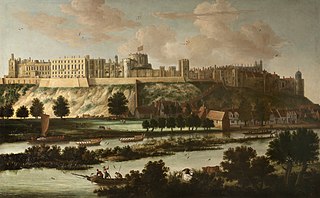 A View of Windsor Castle from the River Thames