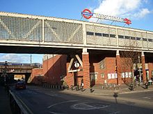 West Ham Station, Jubilee Line Extension A sunny day in West Ham - geograph.org.uk - 109187.jpg