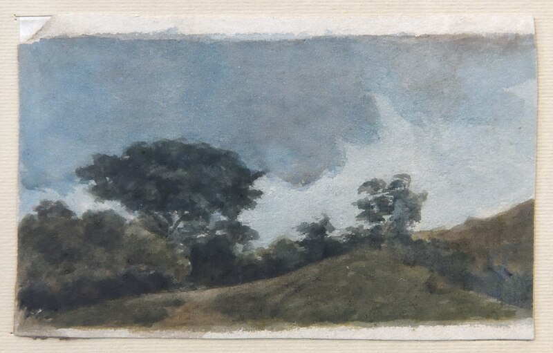 File:Abanindranath Tagore - Scenery Of Ranchi 7-5x12 cm - Watercolour - Landscape - ACCN R 9351 - Victoria Memorial Hall - Kolkata 2023-05-31 0285.jpg