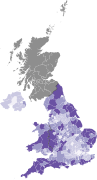 Above the age of 65 years old across the UK.svg