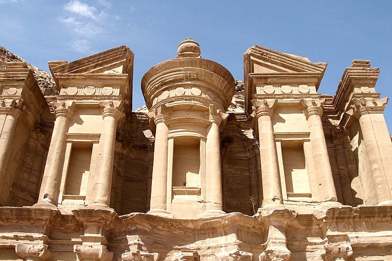 File:Ad Deir (The Monastery), El Deir, Top, Petra, Jordan.jpg