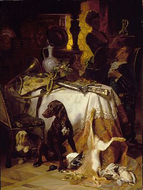 paintings with dogs in them