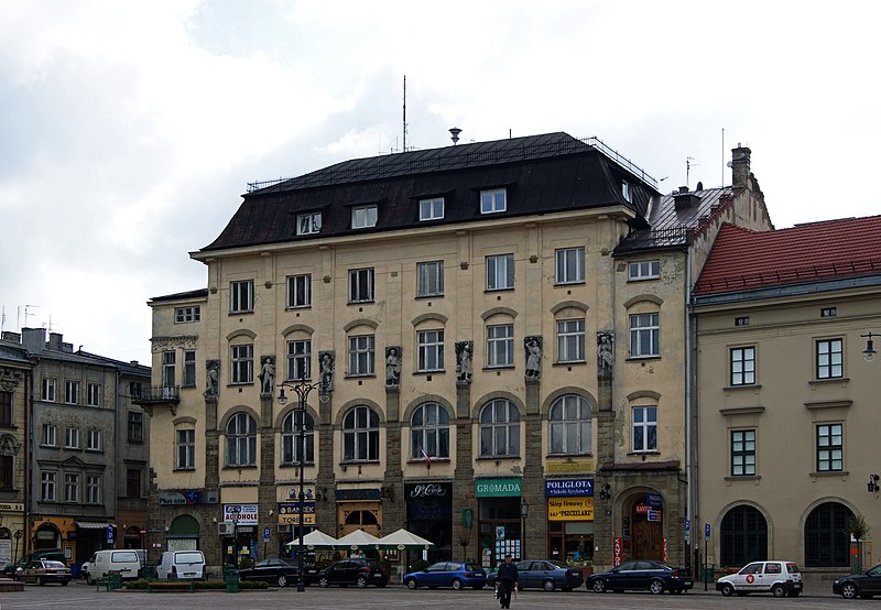 File:Agricultural Society building, 1909 by arch. Sławomir Odrzywolski, 8 Szczepanski square, Old Town, Krakow, Poland.jpg