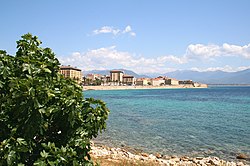 View of the old city of Ajaccio