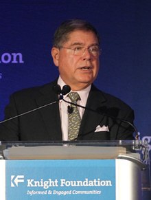 Alberto Ibarguen, president and chief executive of the Knight Foundation in 2013 Alberto Ibarguen (8466601850).jpg