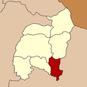 Amplasarea districtului în provincia Amnat Charoen