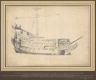 English ship <i>Lion</i> (1557) English full-rigged ship, built 1557