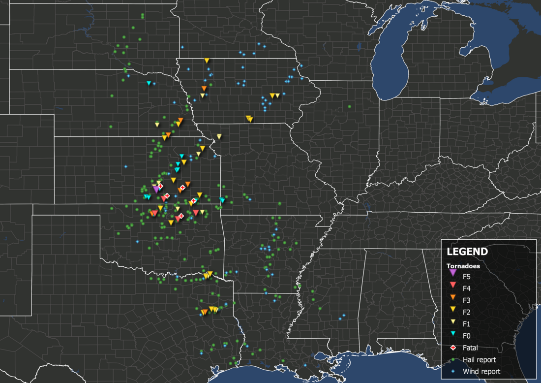 File:Andover tornado outbreak confirmations and reports.png