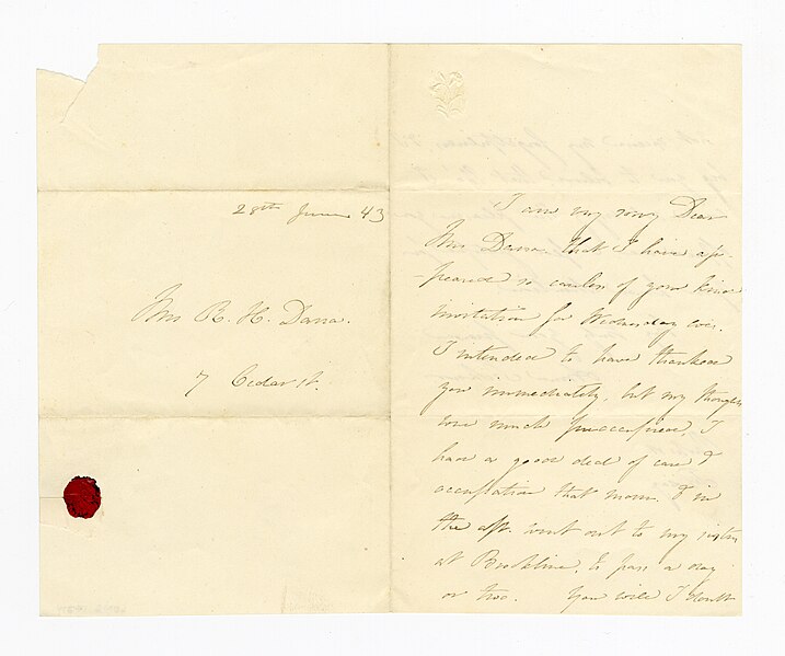 File:Anna E. Ticknor to Sarah (Watson) Dana, 28 June 1843 (0269ebaf-efbc-4cef-a2dd-6d37831afa91).jpg