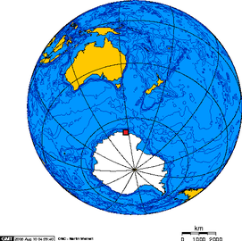 Location of Antarctica