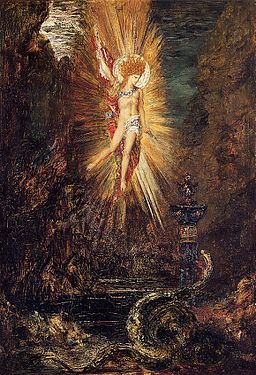 Apollo Vanquishing the Serpent Python by Gustave Moreau (1885)