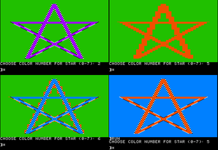 Apple II high-resolution graphics demo #2