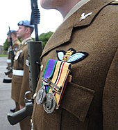 Army Air Corps personnel on parade, 2011 Army Air Corps Soldiers on Parade at Middle Wallop MOD 45153461.jpg