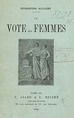 Vorschaubild für Frauenwahlrecht in Frankreich