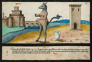 Tiber-Monster (1496) — “Als man zalt nach Christi Gepurt mcccclxxxxvi und im monat Jenner zu der zeit als die tiber hoch unnd weit zu rom auss gelauffen ist wolches wunderwerk er scheint todt gefunden zu sein da die wutung und die sterck des wasser der Tiber gefallen was unnd ist in dieser gestalt und form gewesen wie es da gemalt ist.”