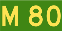 Australian Alphanumeric State Route M80.svg