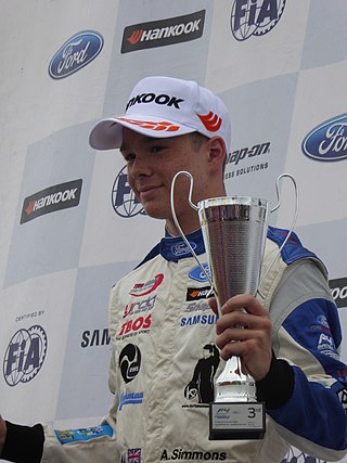 <span class="mw-page-title-main">Ayrton Simmons</span> British-Spanish racing driver (born 2001)