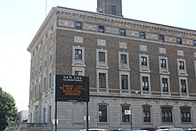 Electronic sign outside the Elks Lodge 878 building, installed by the New Life Fellowship Church BPOE 878 Jul 2020 05.jpg