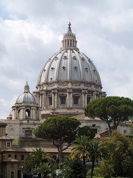 File:Basilique Saint-Pierre Vatican dome.jpg
