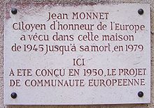 Plaque at Houjarray