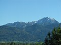 Die Benediktenwand von der Autobahn Richtung Garmisch aus (aufgenommen südlich von Penzberg)