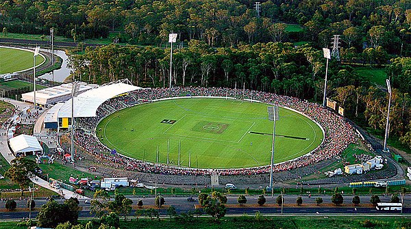 One of the cricket/AFL stadiums at BISP