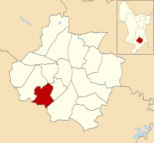 Location of Blagreaves ward